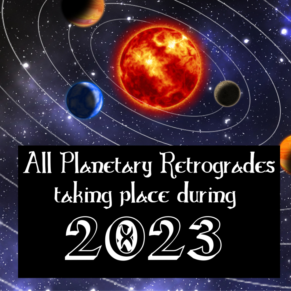 All Planetary Retrogrades for 2023